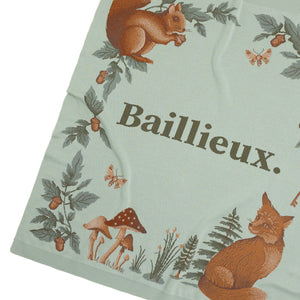
                  
                    Load image into Gallery viewer, Fleur Harris Woodlands Jacquard Personalized Name Blanket
                  
                